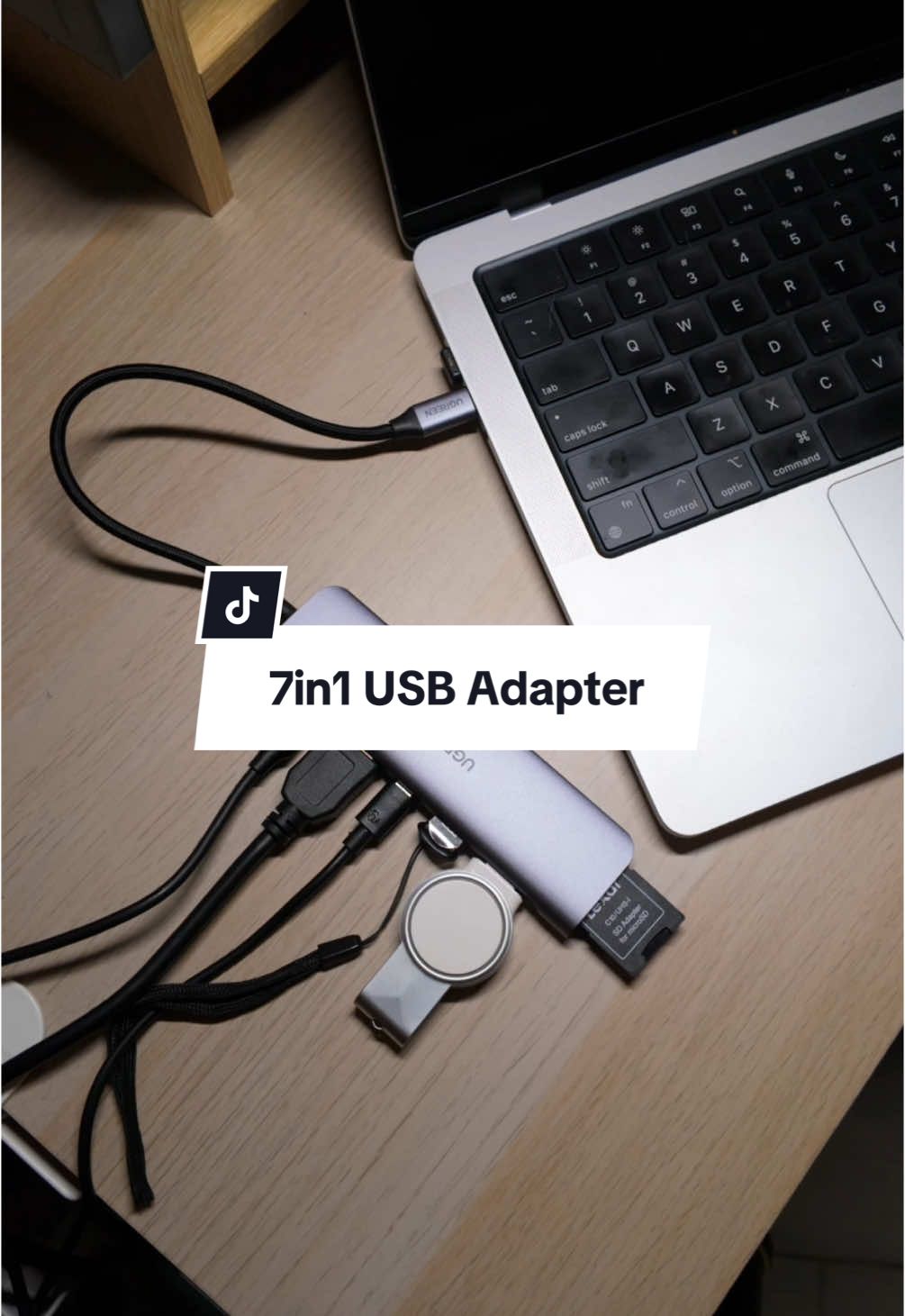 Ugreen 7in1 USB Type C Multifunctional Adapter #ugreen #usbadapter #tech #macbook 