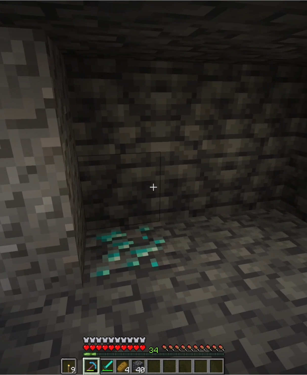 Diamond hunting part 12 #Minecraft 