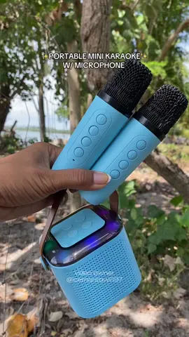 Grabe 200+ nalang toh😱🤑 Portable mini karaoke with microphone✨ #portablekaraoke #minikaraoke #minikaraokespeaker #soundspeaker #speaker 