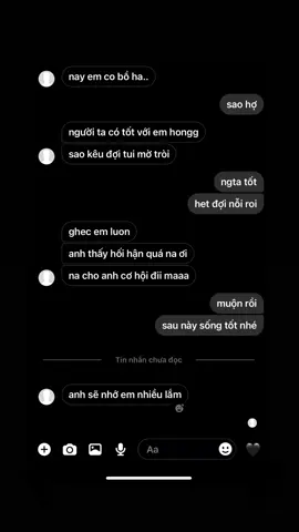 nếu bây giờ là lúc trước anh nhận sự chờ đợi của em và yêu thương em nhiều hơn biết hối hận thì em sẽ chạy thật nhanh tới ôm lấy anh cho dù anh có như thế nào với anh làm em buồn nhưng anh biết hối hận sớm em sẽ bỏ qua tất cả  nhưng muộn rồi thời gian của em dành cho anh đã quá lâu rồi  chờ đợi anh mãi em chỉ có đau khổ mà thôi  nên là sau này anh hãy sống thật tốt phải thật hạnh phúc  nếu anh khong hạnh phúc em sẽ đau lòng lắm đấy  nhưng em chẳng thể ôm lấy anh như lúc trước được nữa dauu.. @𝓱. 𝓽𝓾_𝓺𝓾𝔂𝓮𝓷 𝟏𝟔𝟎𝟕 #xh #emyeuanh 