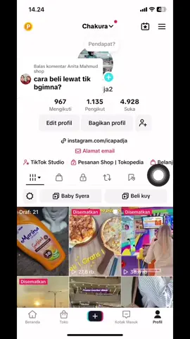 Membalas @Anita Mahmud shop Untuk menjawab bbrpa prtanyaan melalu pesan masuk. Skalian aku kasih tutor nya dsni ya guys 