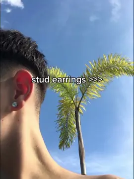 stud earrings 🔥 #studearrings #earringsformen #fyp 