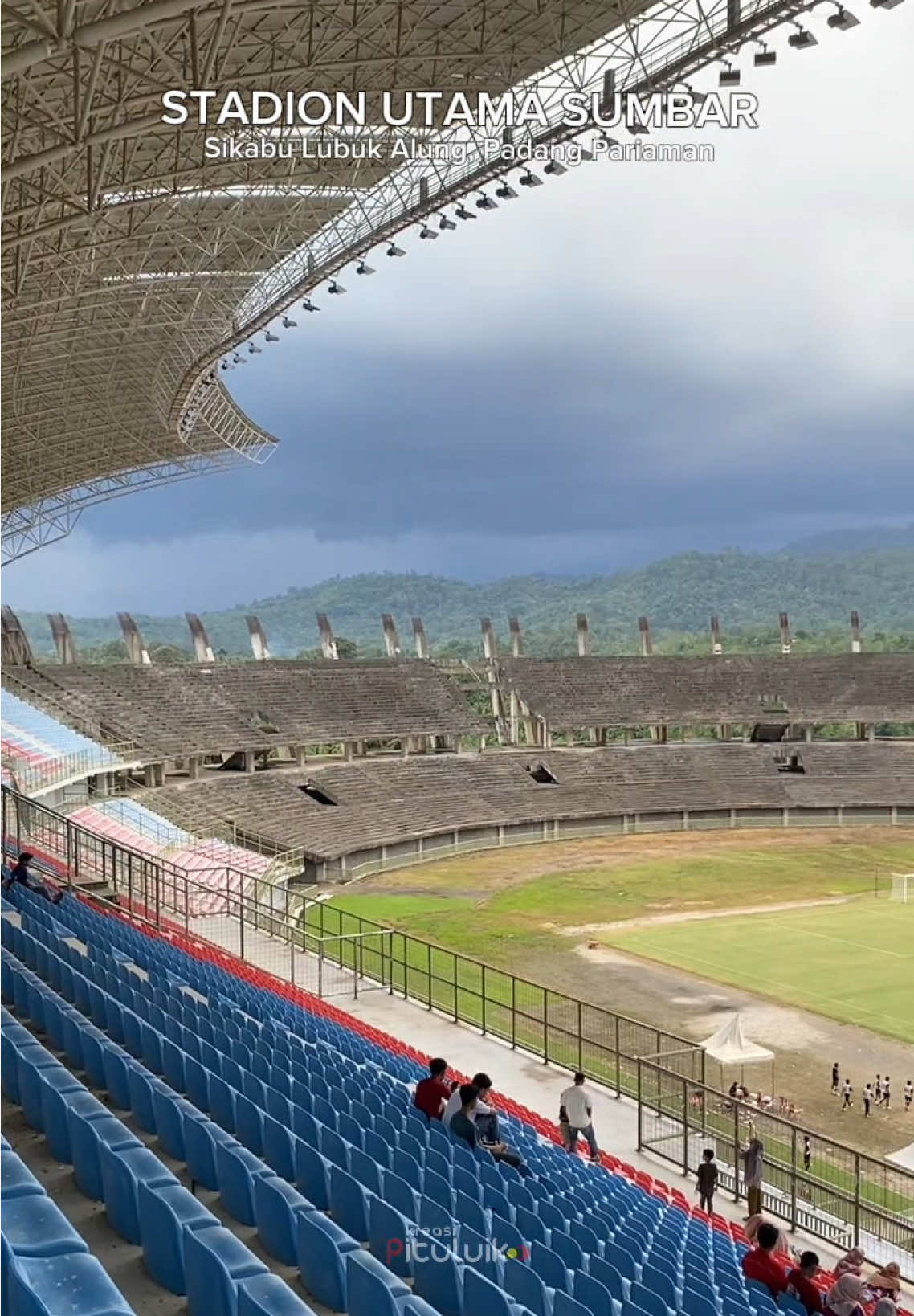 STADION UTAMA SUMBAR, sedang berlangsung Liga Topskore Sumbar