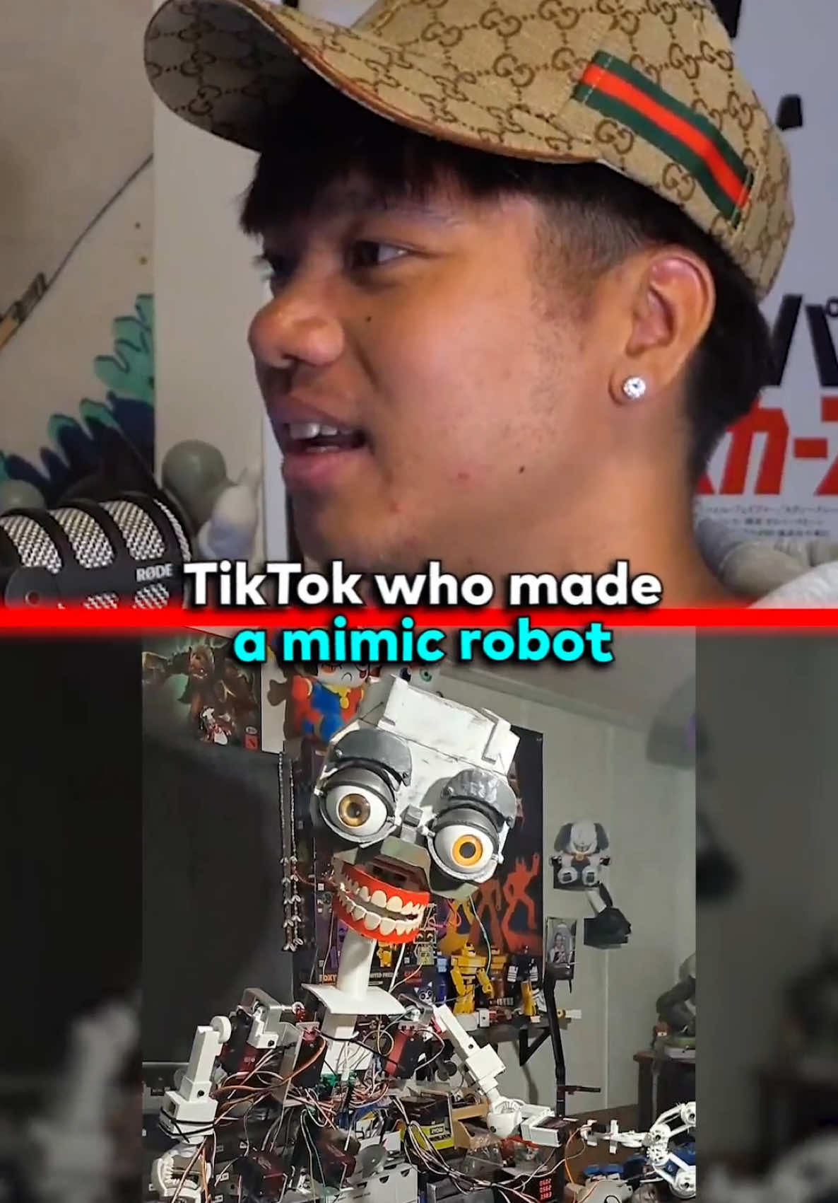 The Mimic Robot 😱 #fyp #podcast #jumpersjump 
