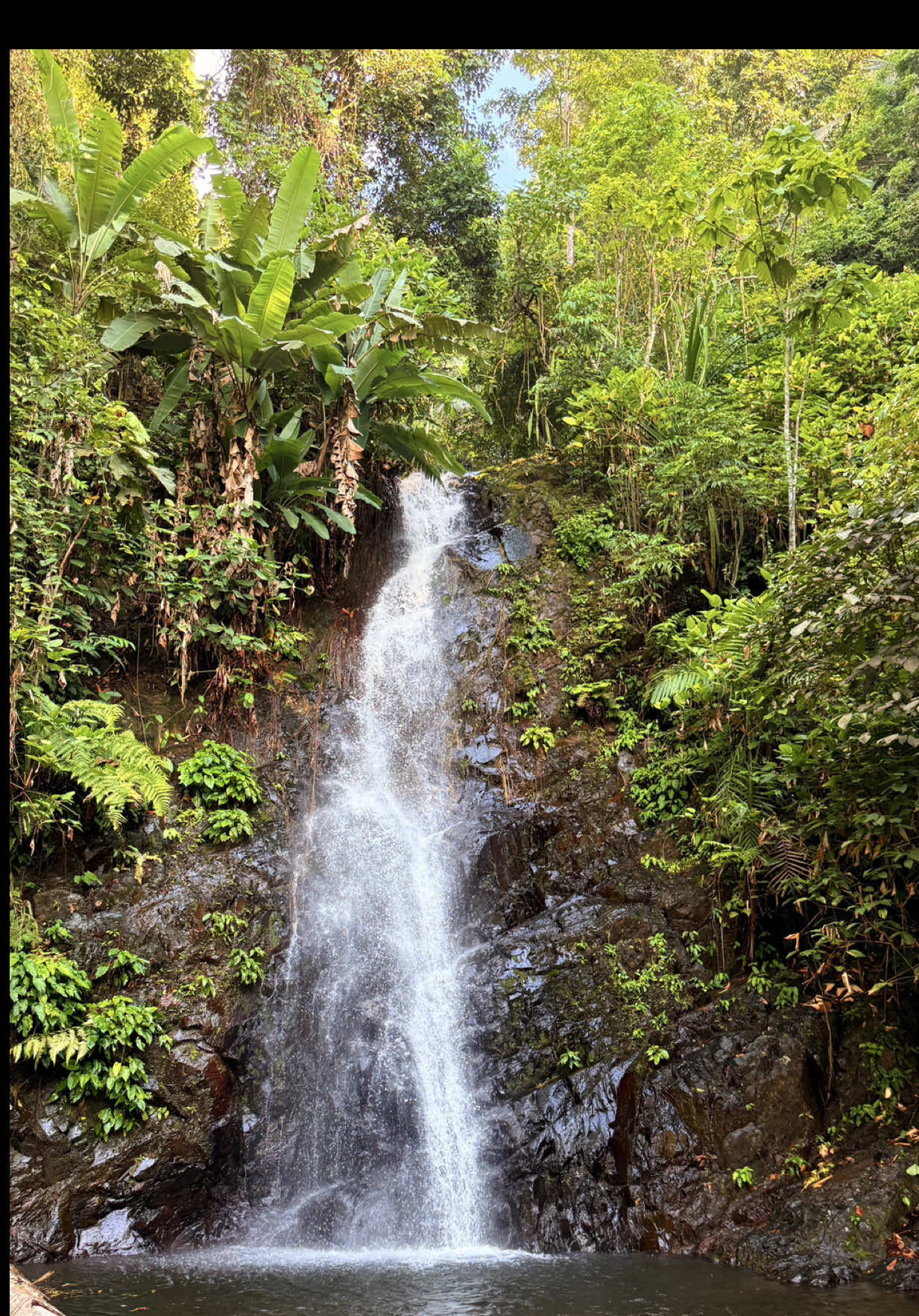 Durian perangin waterfall , Hiddin gem #langkawi 