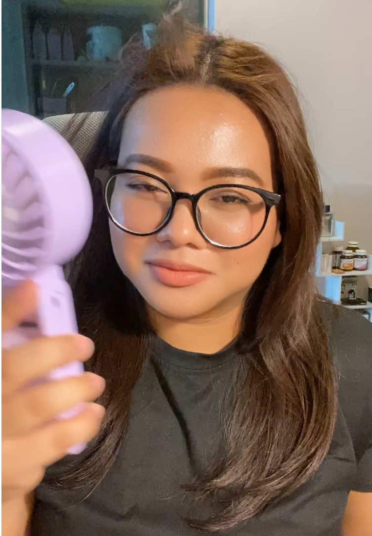 พัดลมพกพา แรงแบบเป่าผมแห้งได้ 🤣 #พัดลมพกพา #พัดลมคล้องคอ #goojodoq 