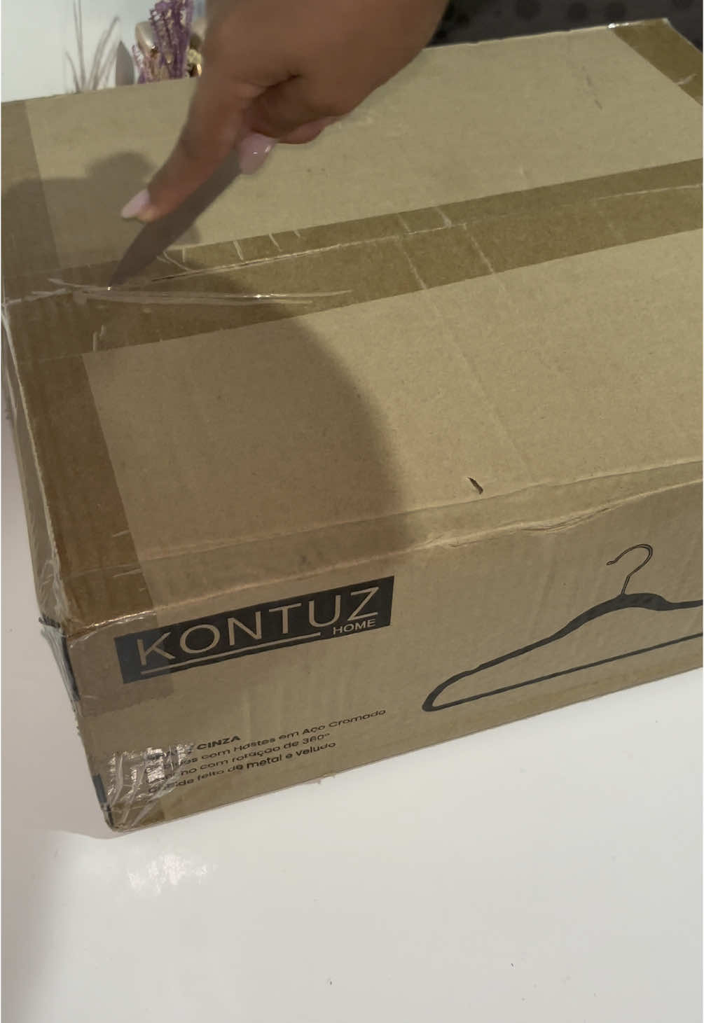 Achei os melhores cabides dessa internet para o meu enxoval🏡✨ #achadinhos #compras #online #shopee #promocao 
