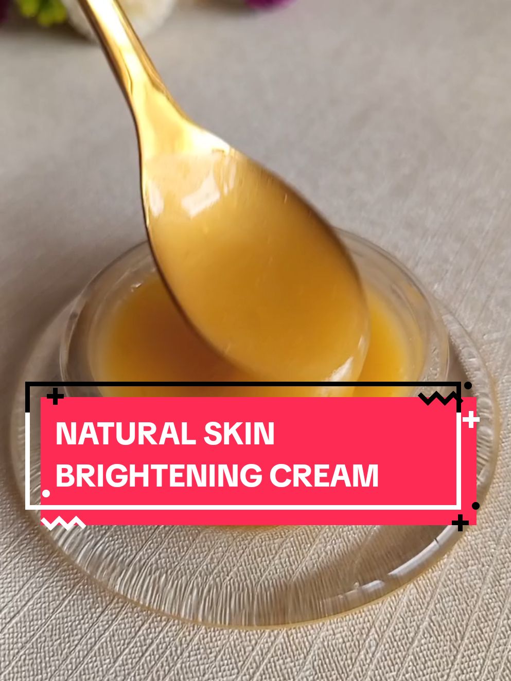 How to make natural skin brightening cream at home. #skincare #naturalskincare #skinbrightning #naturalskinbrightening #naturalremedy #naturalrecipes 