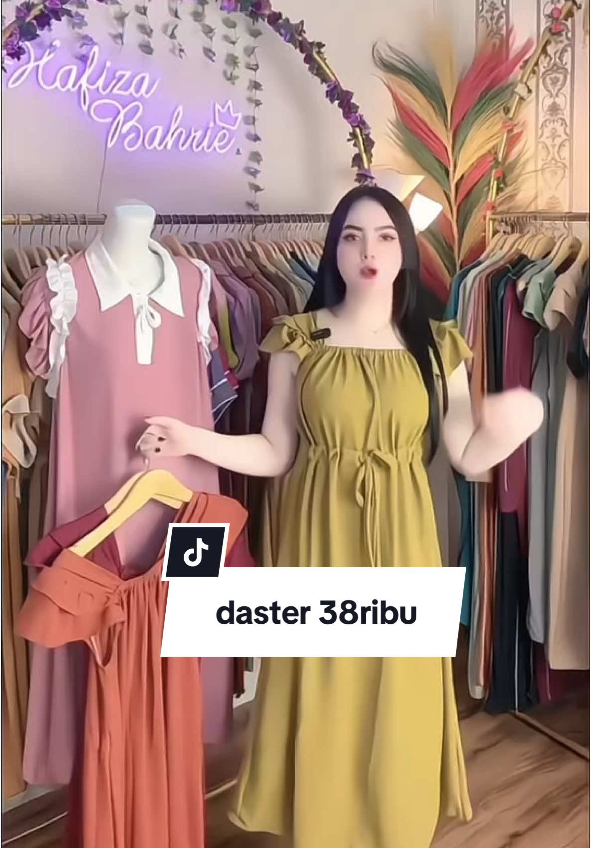 daster bahan airflows 38ribu aja #promomakangajian #dastermamamuda 