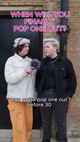 Tag someone who needs to finally pop one out #women #baby  🚨if you liked this, Listen to Time of the Week on BBC SOUNDS app for free now🚨  #fyp #foryou #funny #surreal #weird #silly #comedy #satire #woman #feminism #journalism #parody #feminism #british #streetinterview #baby #pregnant #mum #mom #dentist #teeth 