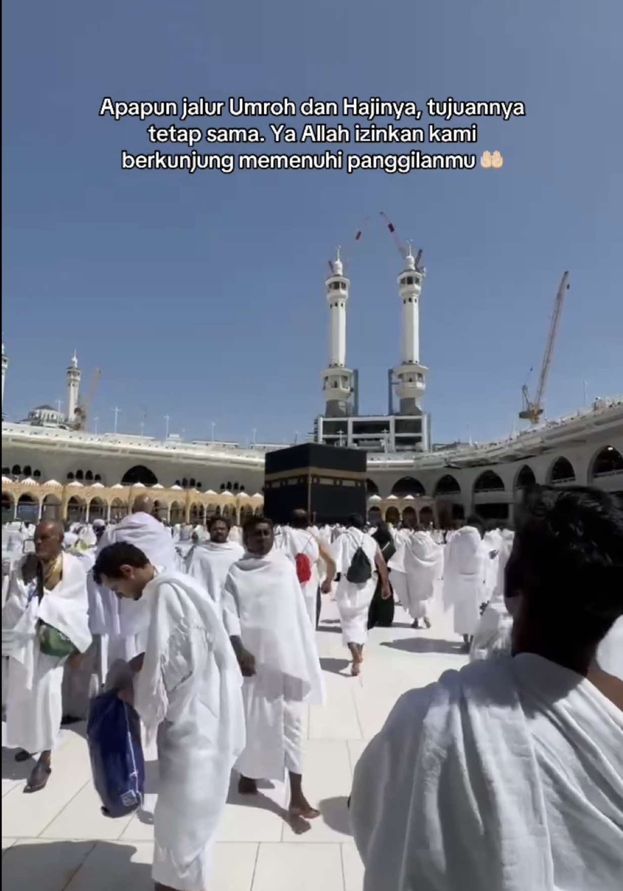 InsyaAllah kita akan jadi salah satu tamu Allah yg diundang ke Baitullah 🤲🏻🥹 #baitullah #umrah #mekkah 