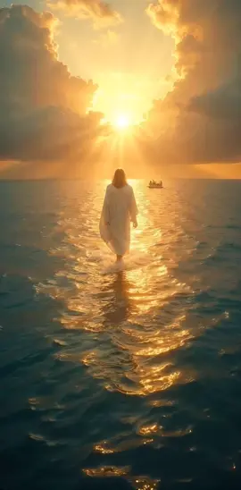 ✨ Imagine witnessing this moment — Jesus walking on water, not just as a story, but as a living, divine reality. 🌊☀️ His presence calms the storm, fills the air with heavenly peace, and reminds us that with faith, nothing is impossible. Let this powerful vision inspire you today. 🙏✨ 🎥 Watch the full experience and feel the presence of something greater. #FaithOverFear  #JesusWalkingOnWater #Faith #ChristianInspiration #BibleScenes #Miracle #DivinePresence #GodsPower #SpiritualAwakening #ChristianContent #HeavenlyVision #WalkByFaith #TrustInGod #BiblicalMoments #FaithJourney #JesusIsKing #ChristianArt #SocialMediaMinistry #HopeInChrist #ChristianVideo 