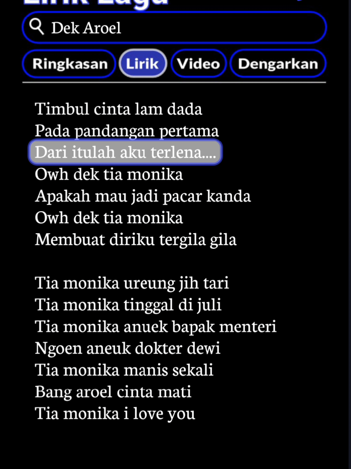 geleng geleng ga sih denger lagu nya#liriklagu #rame #dekaroel #beranda #fypシ゚ 