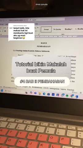 Membalas @thaa BAB II Pembahasan | Tutorial bikin Makalah buat Pemula Template Makalah ada di bio yaa #makalah #templatemakalah #tutorial #kuliah #nugas #tugassekolah #tipsbelajar #infobeasiswa #words #fyp 
