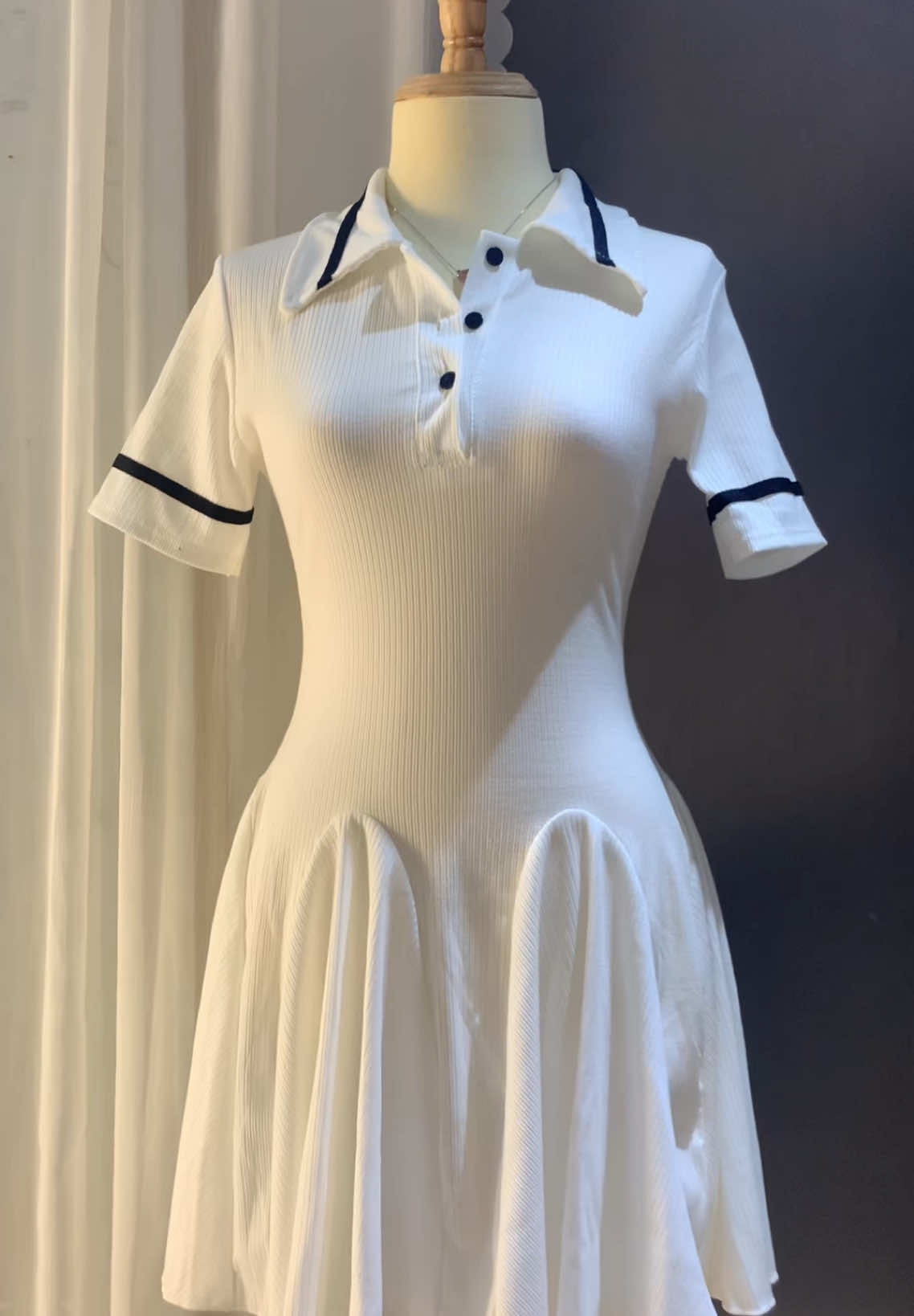 Gu bà nào nè, kín đáo, lịch sự nhưng vẫn tôn dáng#hakishop #xuhuongtiktok #vaypolonu #v 