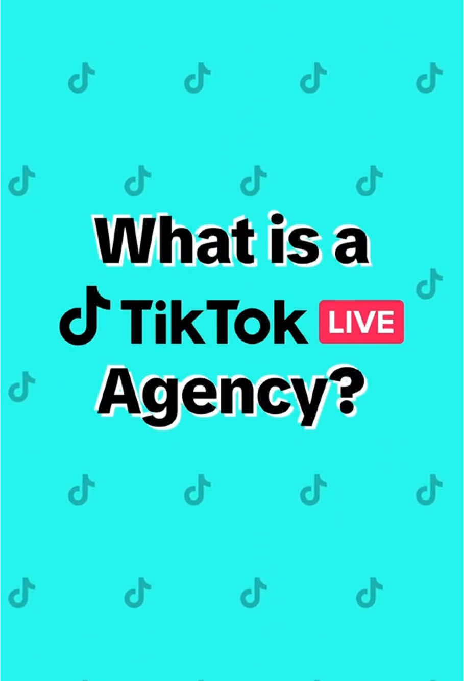 What is a TiKTok LIVE Agency#TikTok#winter 