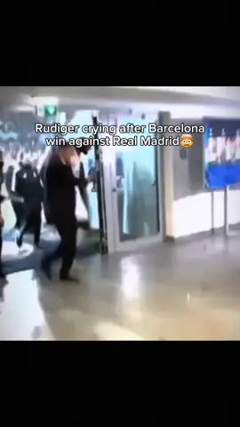 #rudiger #crying #after #barcelona #beat #them #copadelrey #final 
