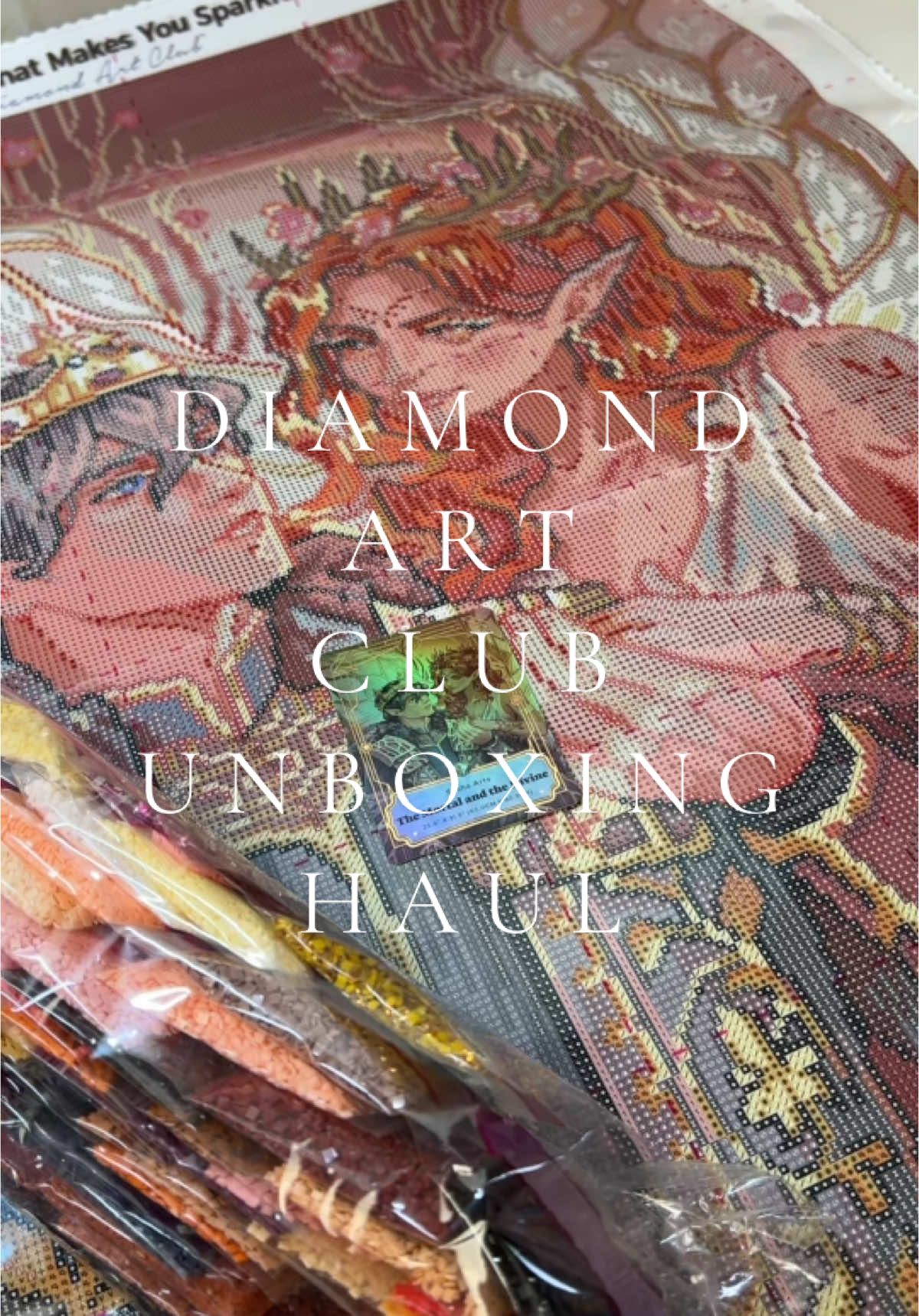 what vibes are you getting from this canvas?😍❤️ #diamondpainting #diamondartclub #unboxing #relaxingsoundsasmr #fyp #fypシ #viral #viralvideo #accessories #asmr #foryou #foryoupage #Lifestyle #diamondpaintingasmrcontent #diamondpaintingaddict #asmrcommunity #BookTok 