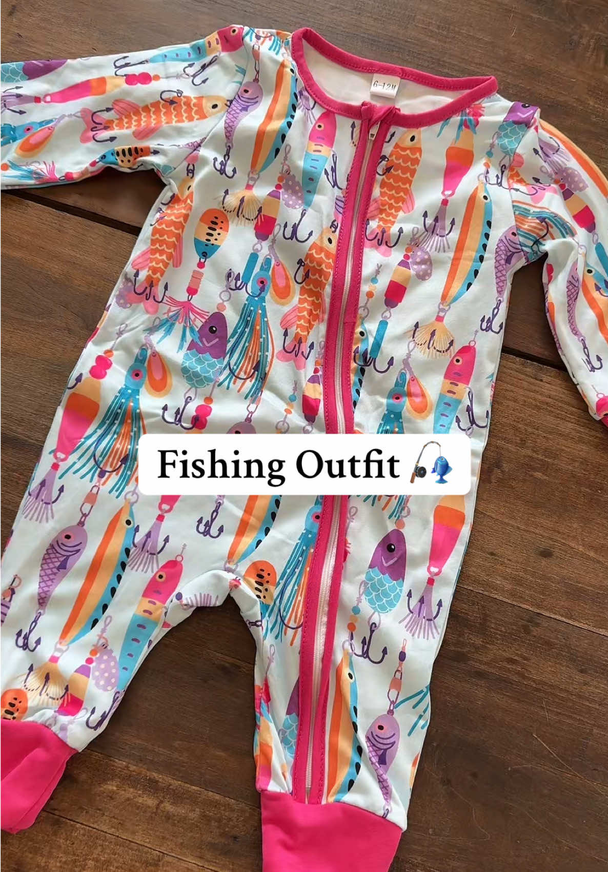 This outfit is adorable!🎣 #babyfocus #girlmom #boymom #momlife #momtok #tiktokshopspringsale #foryoupage 