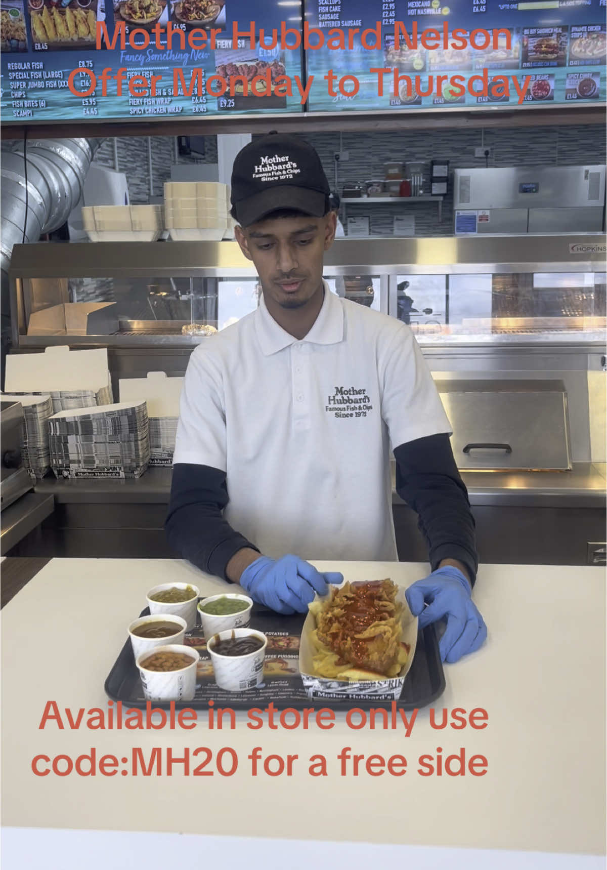 Mother Hubbard Nelson. Offer Monday to Thursday use code MH20 for a free side. #viral #500kviews #food #burnley United Kingdom #fyppppppppppppppppppppppp 