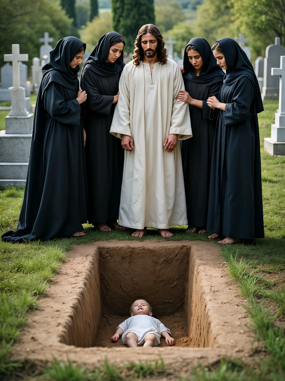 Jesus ist King #jesus #viral #baby #grave #funeral #jesusisking #cry #power #explore #reels #amen #women #foryou #fyp #fy #holy 