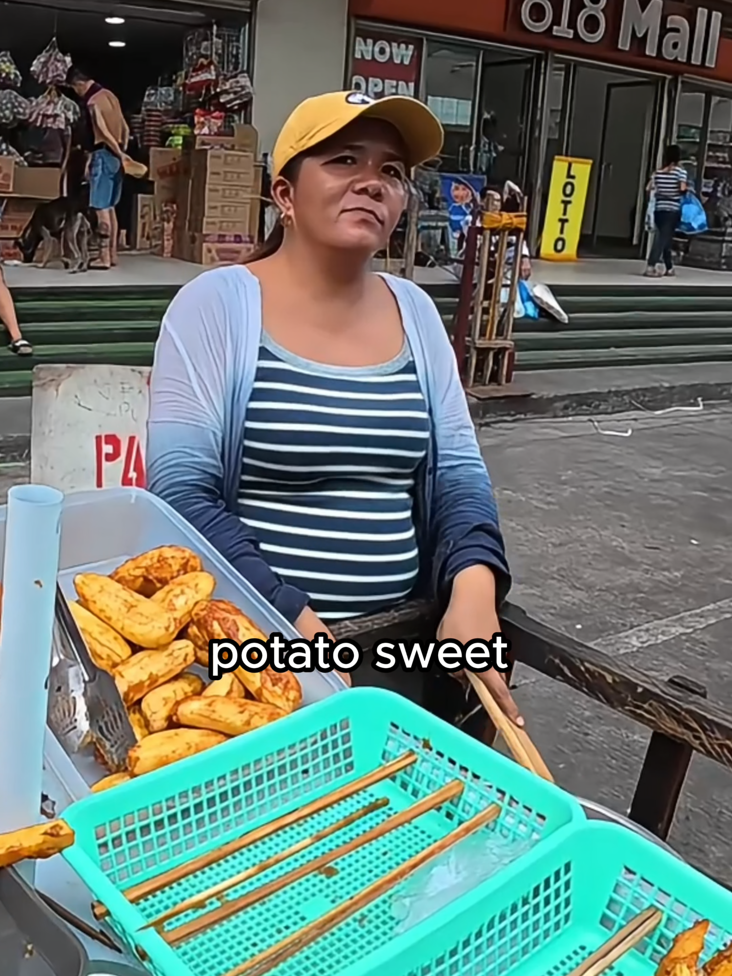 $0.50 potato sweet 😂🍠 #streetfood #food #usa #foodreview