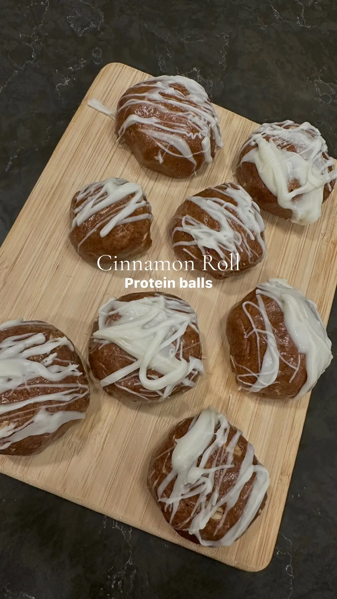 These are the yummiest protein balls I have ever made! @Alison inspired me ✨ #proteinsnack #highprotein #healthydessert #snackideas #wellness #Fitness #fyp 