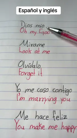 Español y inglés 
