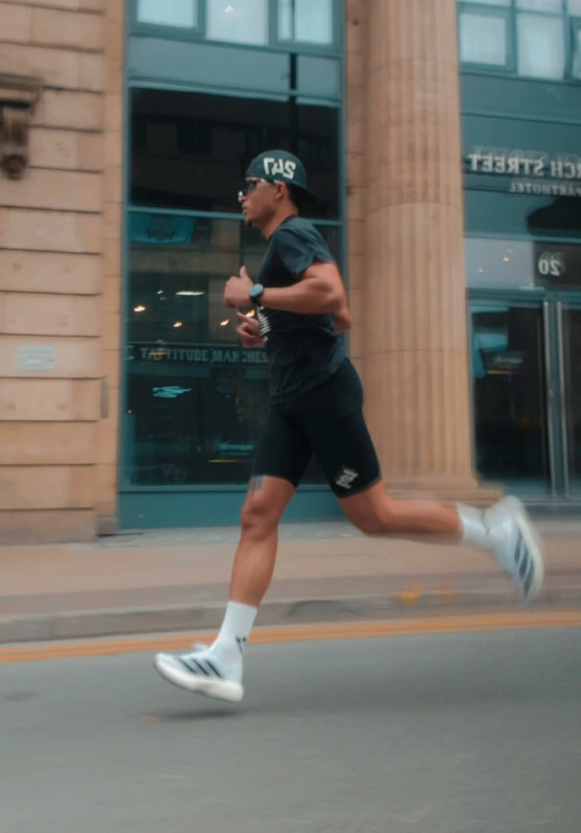 Nothing but adidas evo sl and open tarmac #Running #runtok #represent #adidasevosl #runningmotivation 
