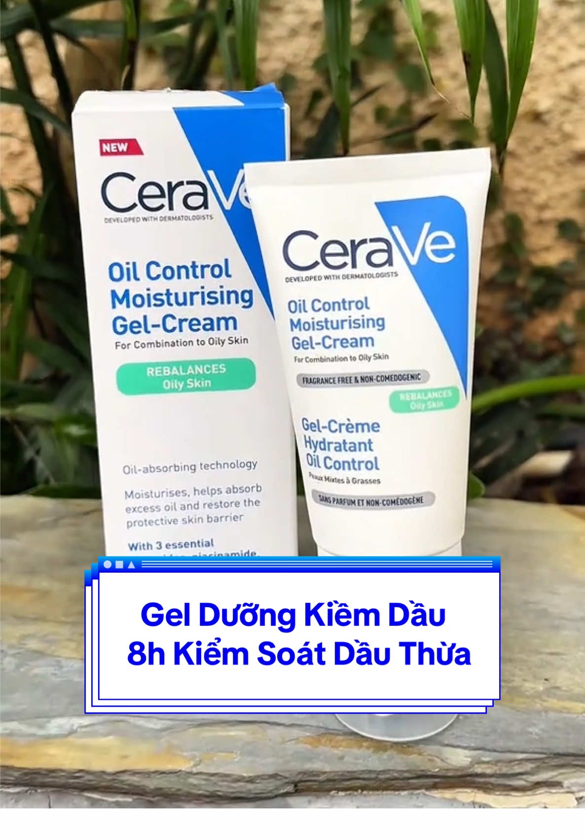 Hãy để Gel Dưỡng Ẩm Kiềm Dầu CeraVe chăm sóc da bạn, cảm nhận làn da khoá dầu đến 8h và ẩm mịn suốt cả ngày! #CeraVe #CeraVeVietNam #ThamSau10Lop #DaKhoeDiem10  