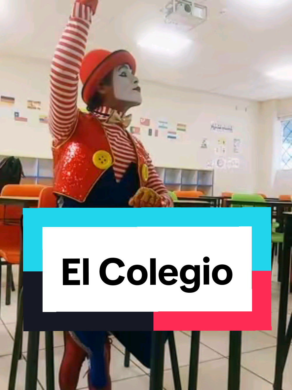 El Colegio 🤓📚✏ #colegio #school #escuela #college  #mimo #mime #pantomima #pantomime #garabatomimo #show #ShowInfantil #fiestainfantil #humor #comico #clown