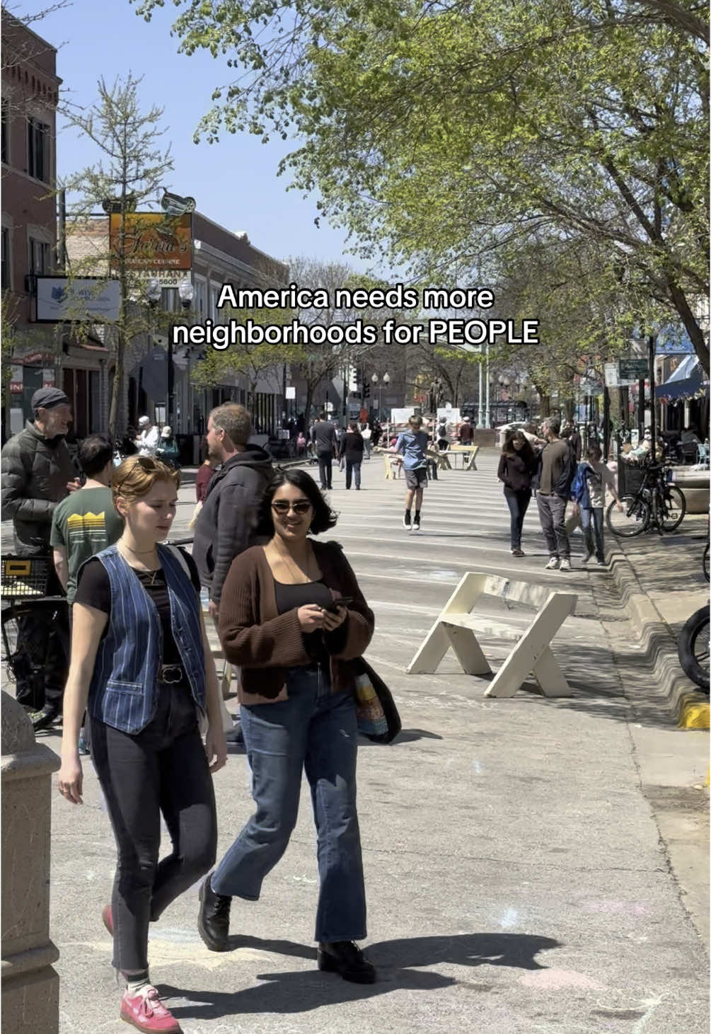 Imagine a world where this was normal instead of 8 lane roads and parking lots everywhere 