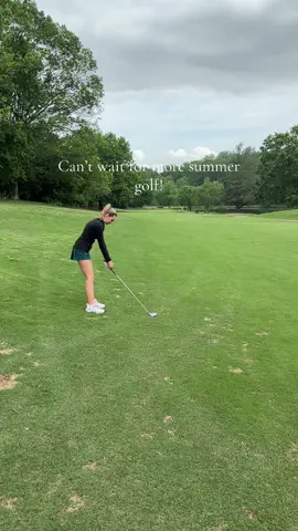 Golf slay! This is actually an improvement I used to miss the ball!!! #golfgirl #golftiktok #eatswithallison 