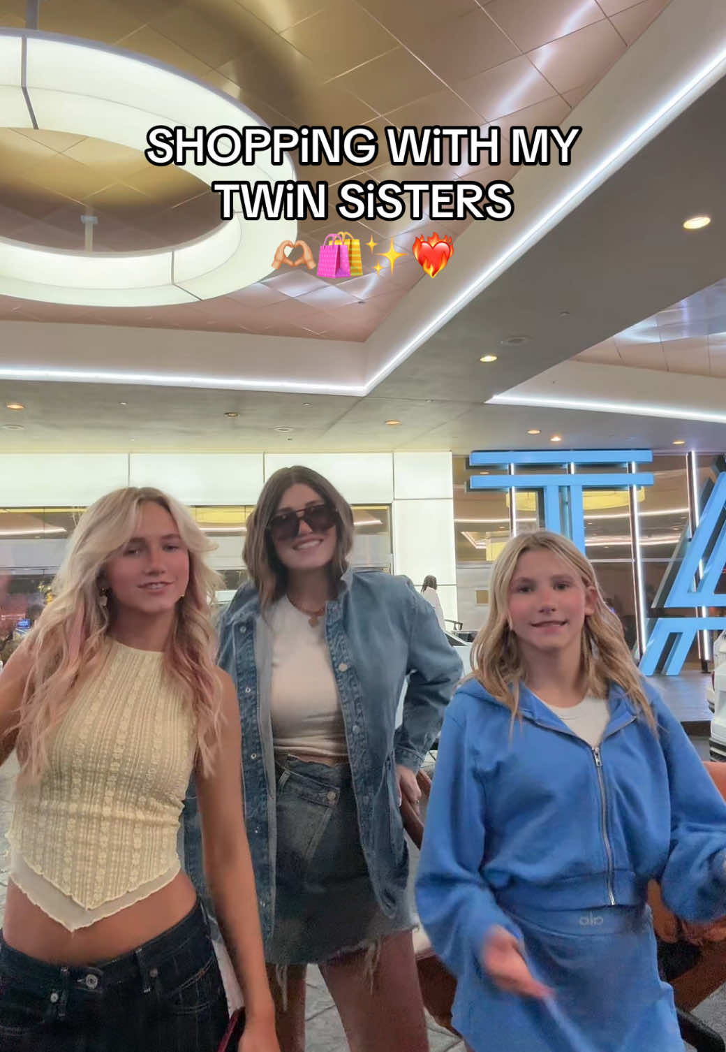Guess who we went shopping for… ❤️‍🔥✨❣️ #sisters @PaisLee Nelson @PaisLee and PresLee 
