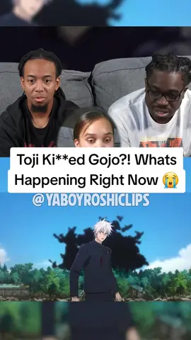 Is Toji Stronger Than Gojo?! 😭 #yaboyroshi #jjk #jujutsukaisenseason2 #jujutsukaisenanime #gojo #gojosatoru #tojifushiguro #animereaction 