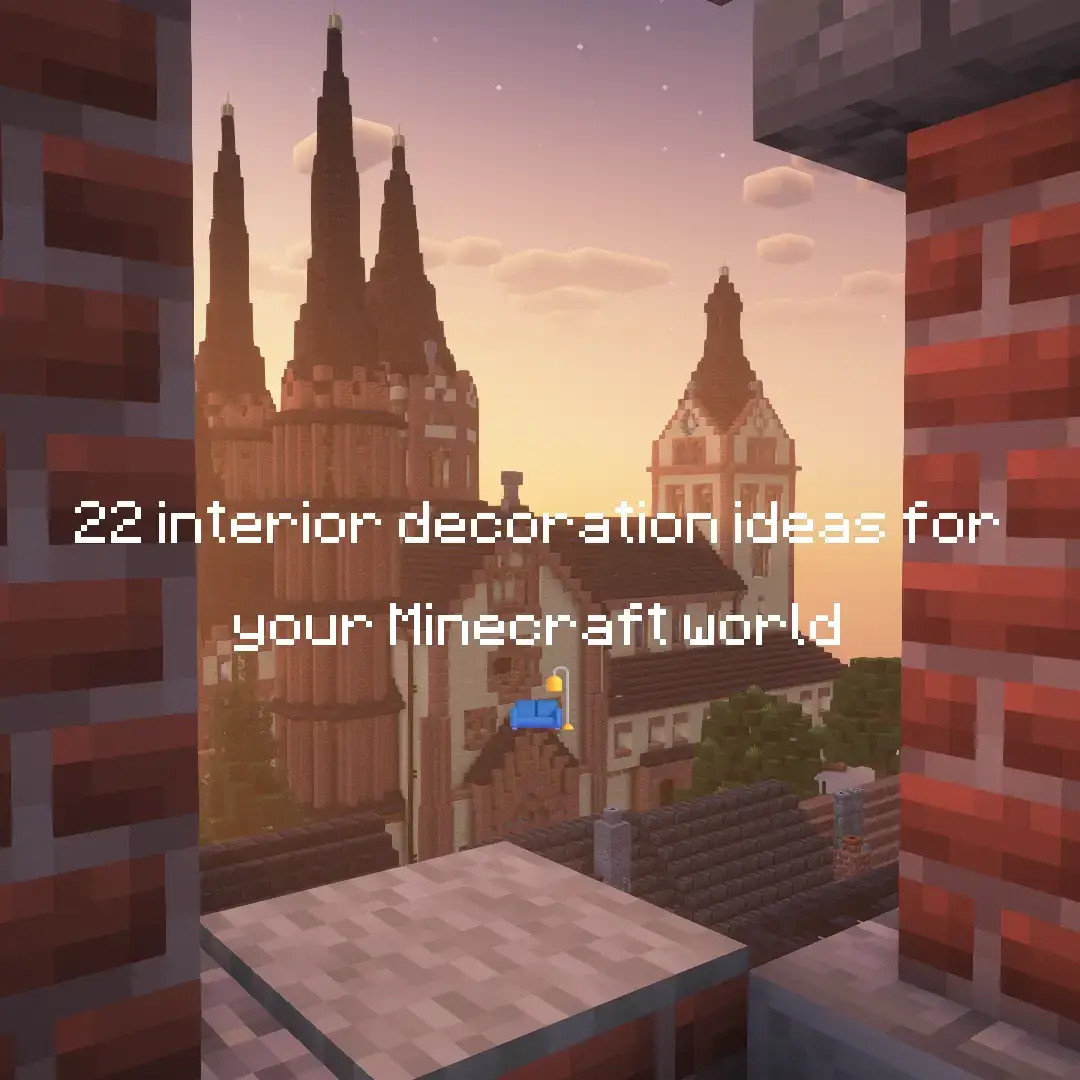 22 interior decoration ideas for your Minecraft world 🛏 #Minecraft #minecraftbuilding  #minecrafttutorial #fyyp #creatorsearchinsight 