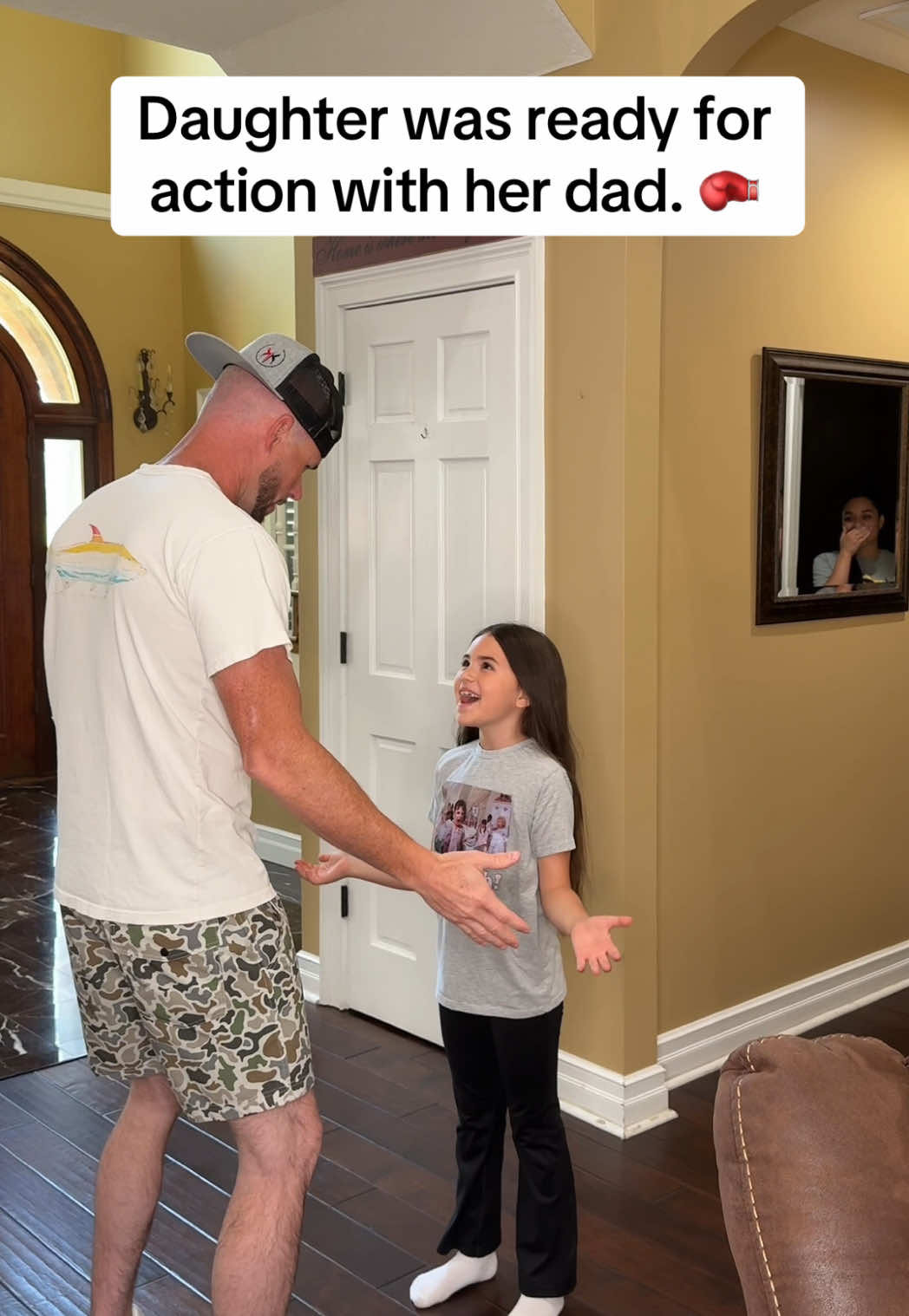 SHE WAS READY 🤣 #daddysgirl #funnyvideos #fyp 