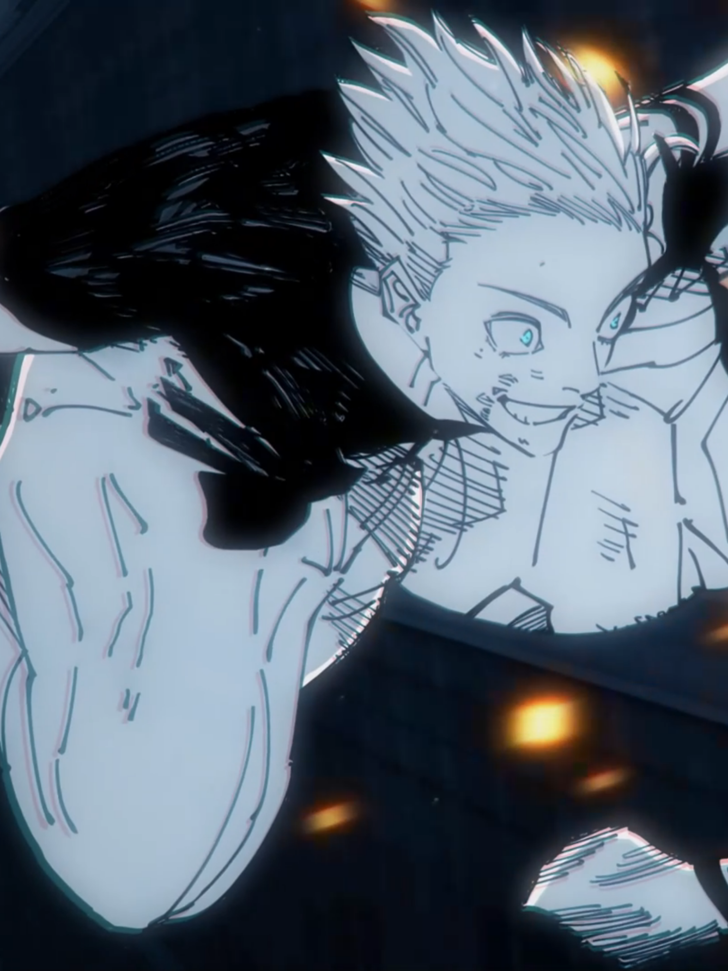 Gojo Vs Sukuna | rm/ib:@ninjaristicninja Scrapped this in january but wanted to post something | #gojo #gojousatoru #sukuna #mahoraga #jjk #jjkedit #edit #jujutsukaisen #MANGA #anime #mmv