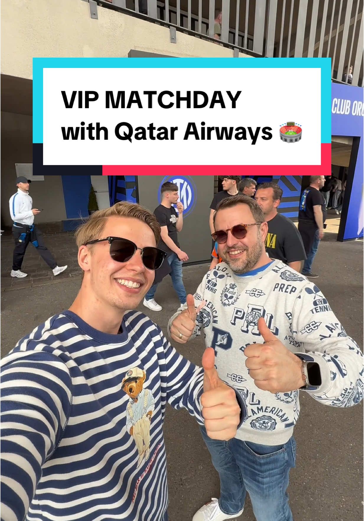 VIP Matchday at San Siro with @Qatar Airways ⚽️ 🏷️ - #qatarairways #sansiro #intermilan #seriea #football