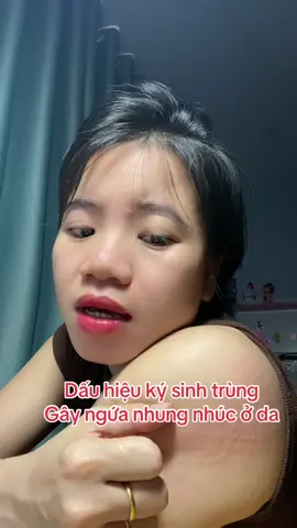 Kýngứa nhung nhúc dưới da #kýsinhtrùng #nấmngứa 