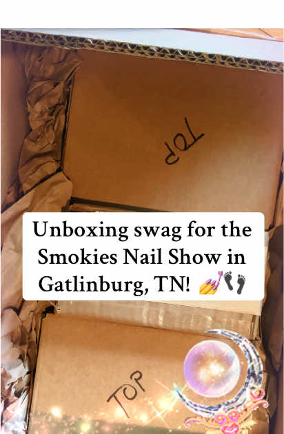 1 lucky nail tech is going to take home this Smokies Nail Show Door Prize from @CJ Murray PLUS the 200 VIP techs are gonna ❤️ their VIP nail swag, too! 💅👣 See profile for web link with show tix! #gatlinburgtennessee #nailtecheventofthesmokies #nailtechtiktok #nailswag #nailshow #greatsmokymountains 