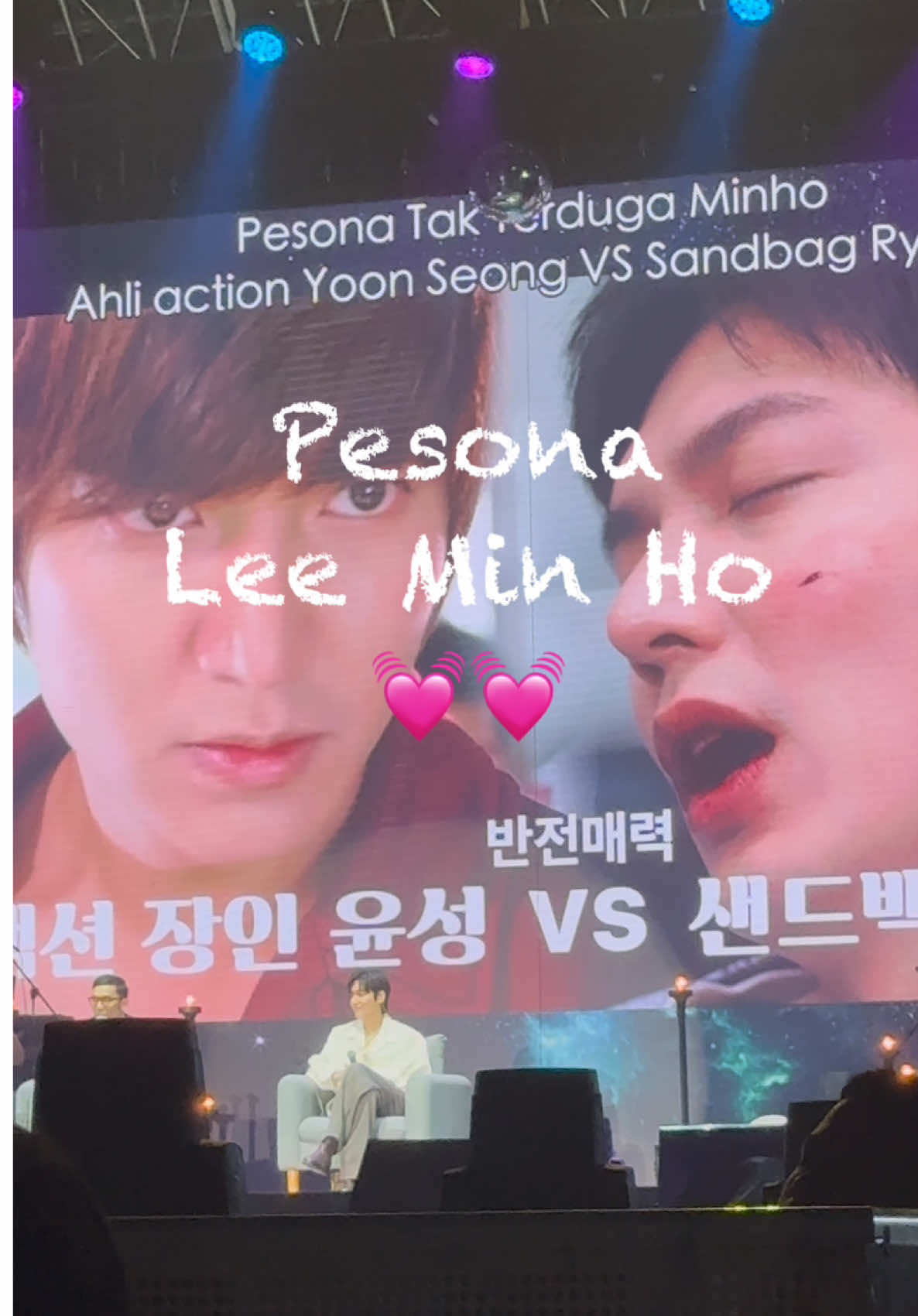 Terpesona bukan pandangan pertama lagi 😭😭 Terpesona terus menerus 💗💗 #leeminho #jakarta #2025 #lumimuut