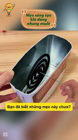 Mẹo sáng tạo khi dùng nhang muỗi #meohaymoingay #meohaycuocsong #meohaymoingaysdtv #LearnOnTikTok
