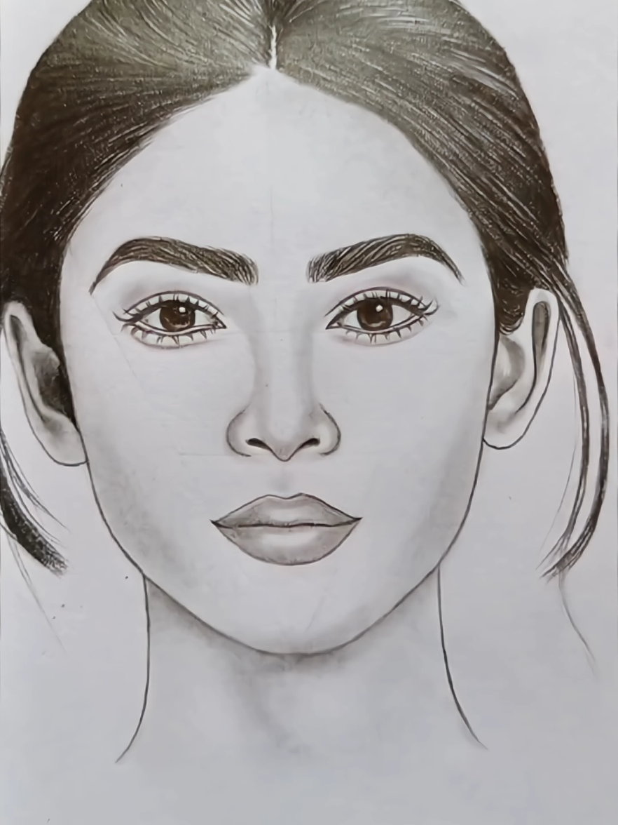 how to draw face  . . . #draw #howtodraw #sketch #drawingtutorial #artistoftiktok #drawingprocess 
