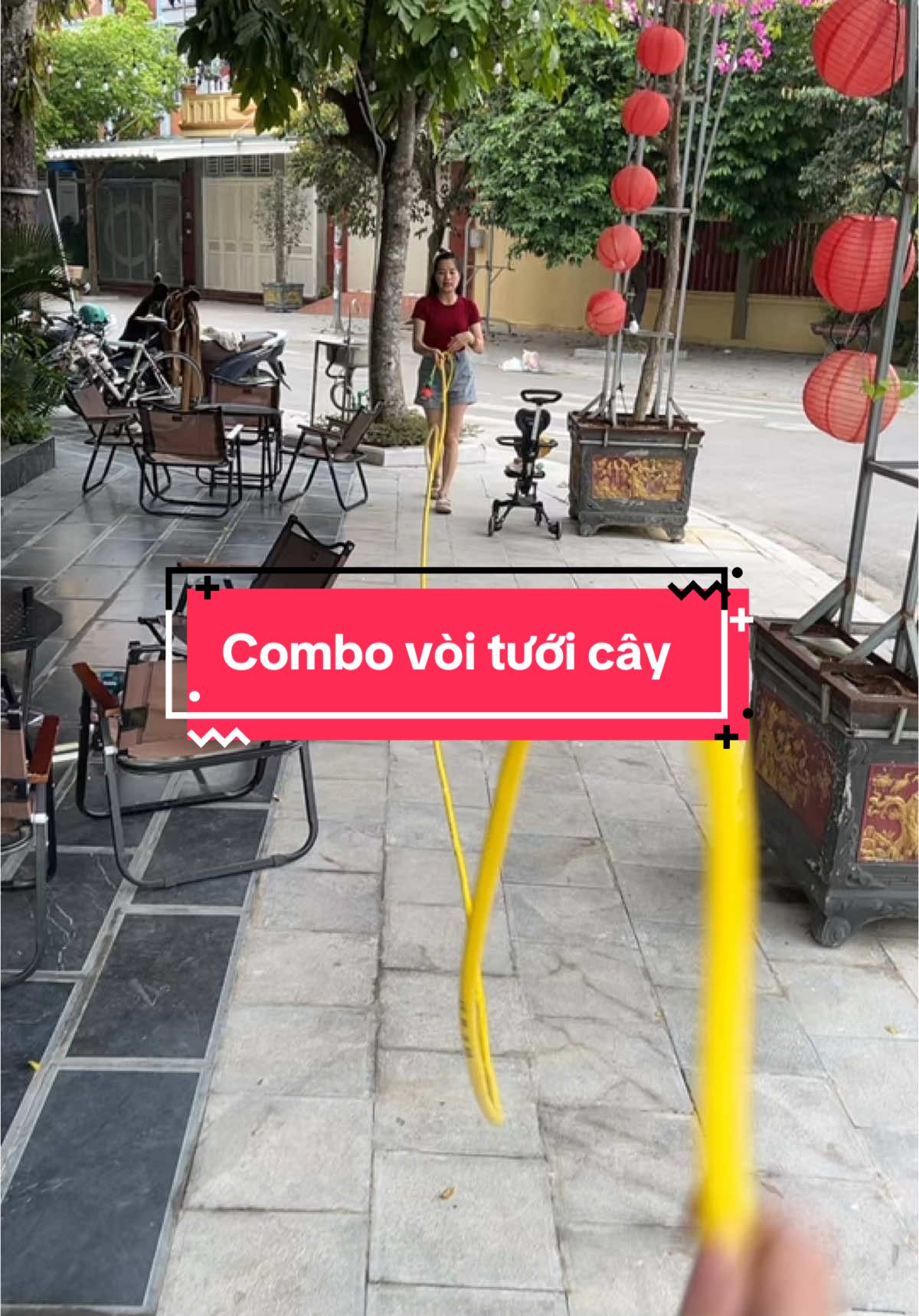 Combo vòi tưới cây, tặng kèm vòi hoa sen #thanhmai92 #voituoicay #voituoidanang 