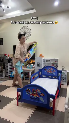 Bed for 2-10 years old, 160cmx75cm, with floorboard and foldable bed 🥰 