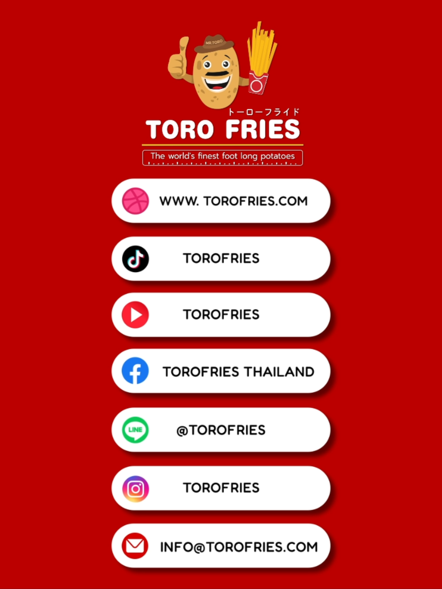 Toro Fries Central Westgate  อีกหนึ่งสาขาที่เราภูมิใจ ได้ให้เปิดให้บริการอย่างเป็นทางการแล้ว ทุกสาขาเราพร้อมเสิร์ฟความอร่อยจากเฟรนช์ฟรายส์คุณภาพดี ที่คัดสรรวัตถุดิบอย่างพิถีพิถัน อร่อย กรอบ สดใหม่ทุกชิ้น จึงขอเชิญทุกท่านมาสัมผัสประสบการณ์ความอร่อยที่ไม่เหมือนใครได้แล้ววันนี้ ที่📍 Toro Fries Central Westgate ชั้น 2 ใกล้ลานน้ำพุ Toro Fries Central Westgate another branch we are proud to officially launch! At every location, we are ready to serve delicious, high-quality French fries made from carefully selected ingredients crispy, fresh, and full of flavor in every bite. We invite everyone to come and enjoy this delightful experience today At📍 Toro Fries Central Westgate, 2nd floor, near the fountain area. . . 👑 TOROFRIES 👑 