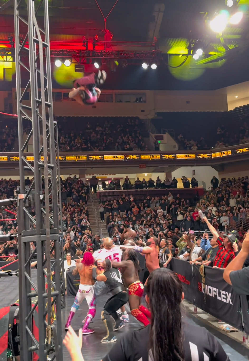 TNA Rebellion is insane 😱#wrestling #tna 
