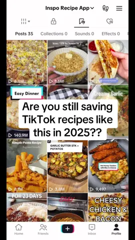 Stop saving recipes to your TikTok saved and just save them with the Inspo app!! Download now 🔥 #Recipe #cooking #recipes #recipehack #recipeideas #homecooking #recipesforyou  