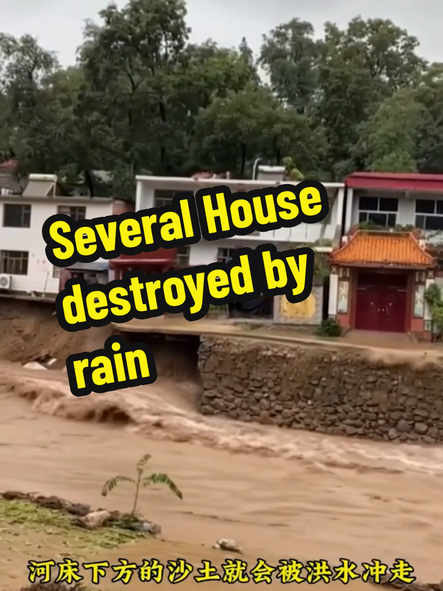 Many houses were destroyed .  .  .  .  .  #tiktok #fyp #ai #tiktoknews #tik_tok #universe #flood 